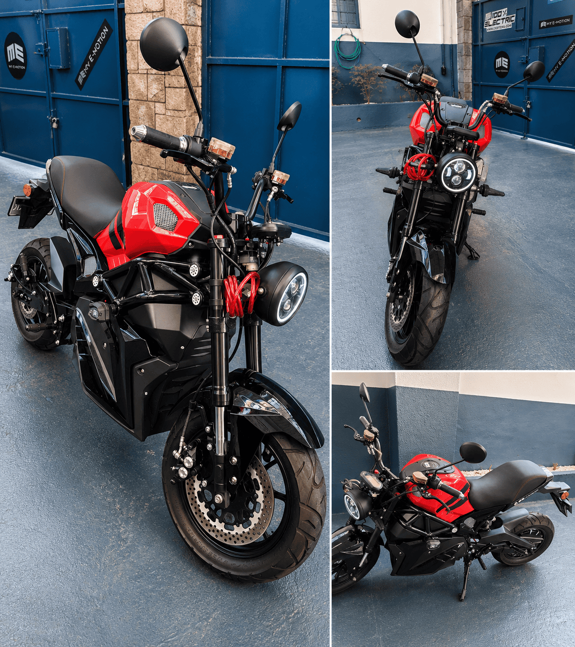 MOTO ELECTRICA MONSTER CLASSIC ROJO